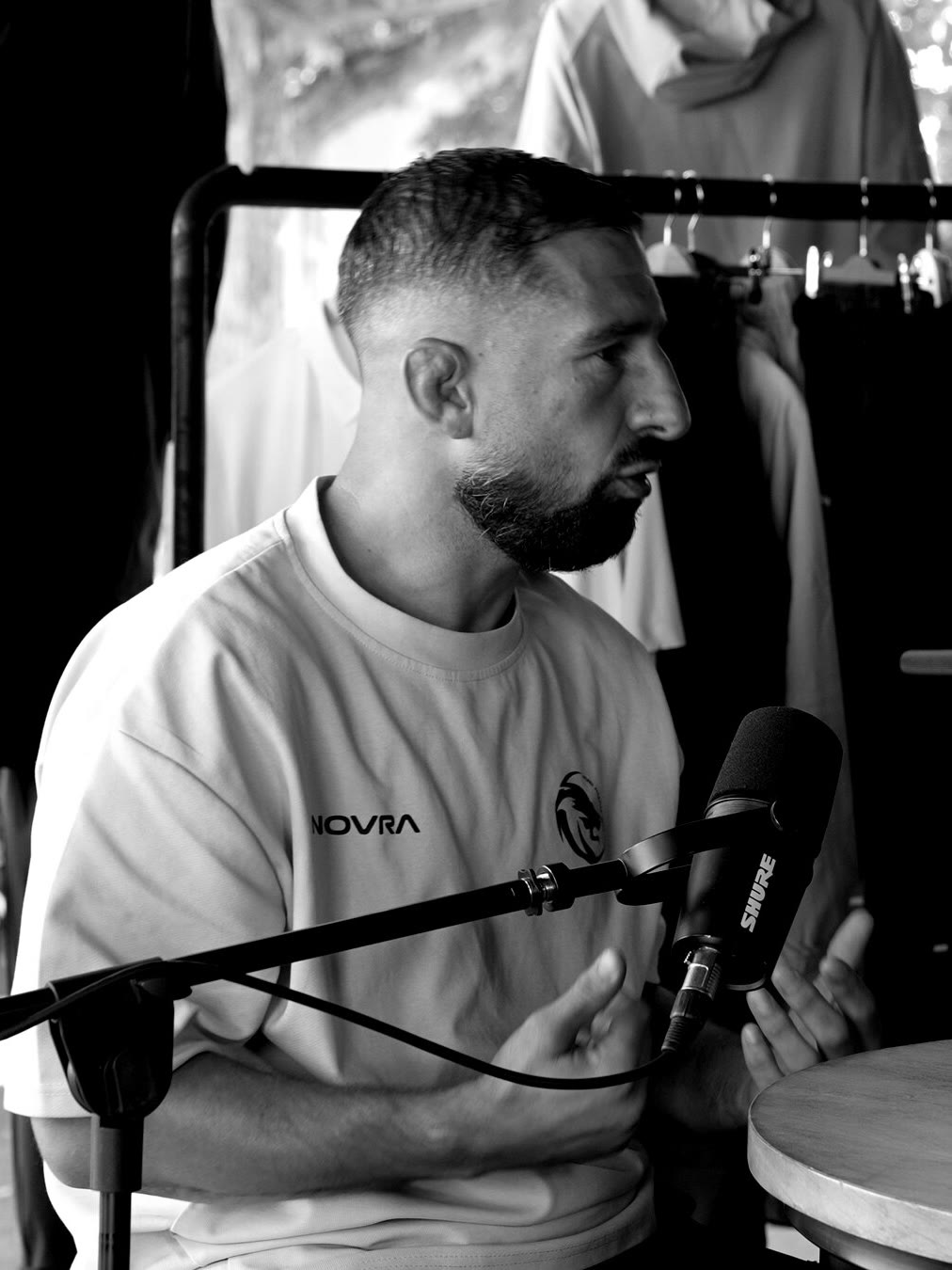 Podcast tourné chez un client avec La Tournée, le studio mobile M3KAST